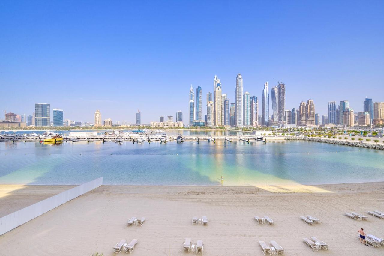 Ultra Luxury Emaar Beachfront - Private Beach And Pool Дубай Екстериор снимка