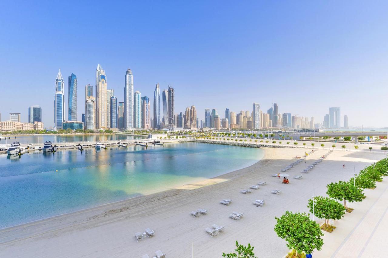 Ultra Luxury Emaar Beachfront - Private Beach And Pool Дубай Екстериор снимка