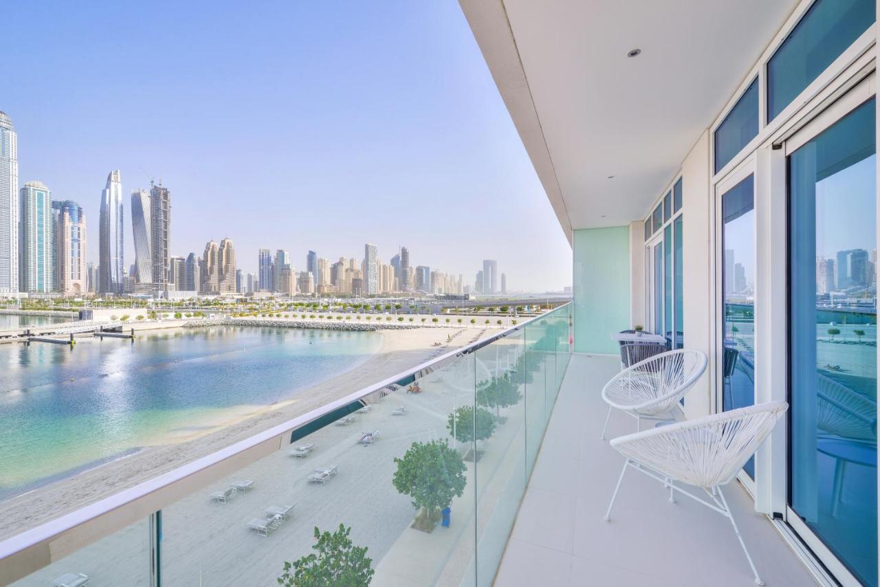 Ultra Luxury Emaar Beachfront - Private Beach And Pool Дубай Екстериор снимка