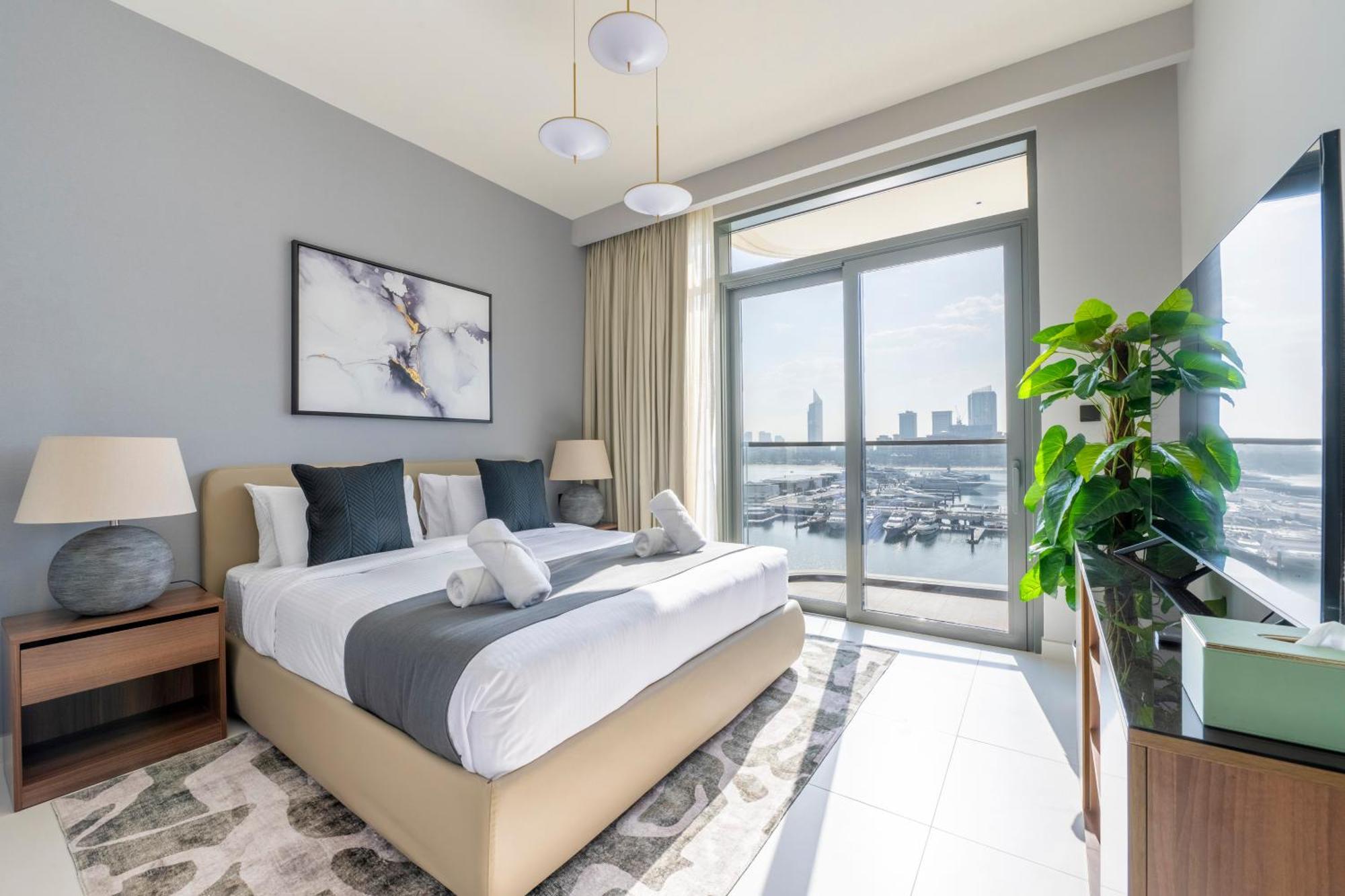 Ultra Luxury Emaar Beachfront - Private Beach And Pool Дубай Екстериор снимка
