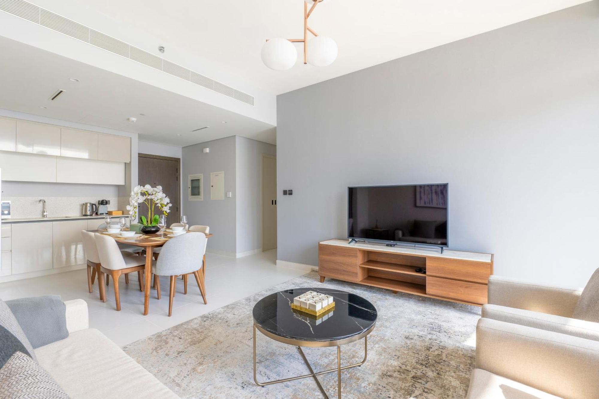 Ultra Luxury Emaar Beachfront - Private Beach And Pool Дубай Екстериор снимка