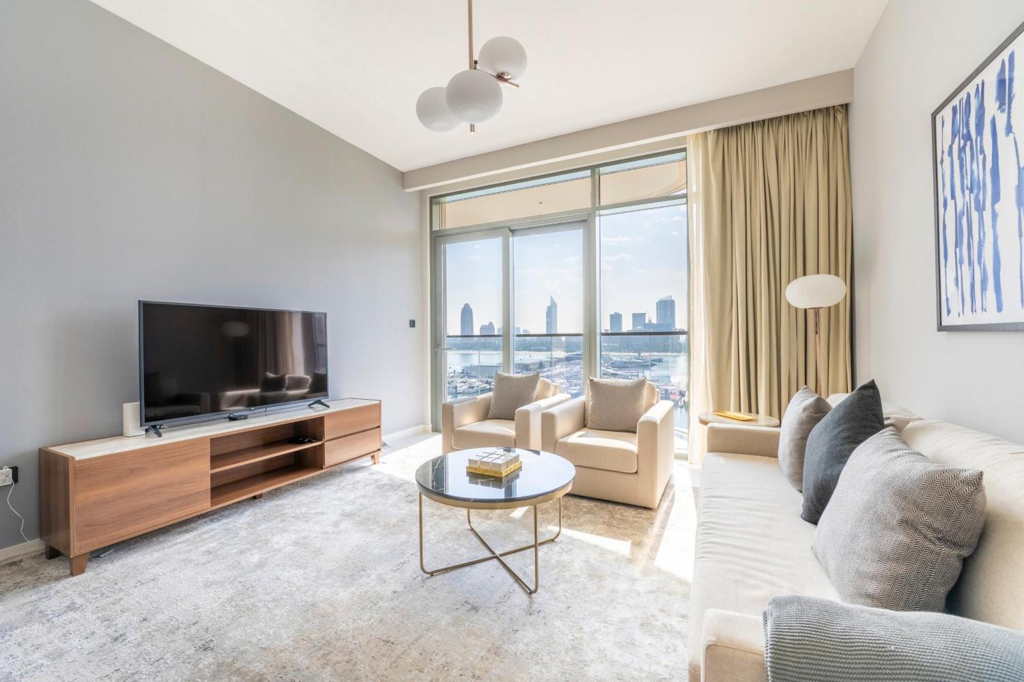 Ultra Luxury Emaar Beachfront - Private Beach And Pool Дубай Екстериор снимка